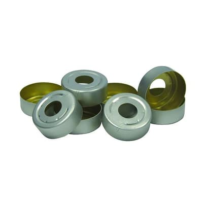 Chromatography Research Supplies 20 mm Safety Crimp Cap for Headspace Vial (100/pk)